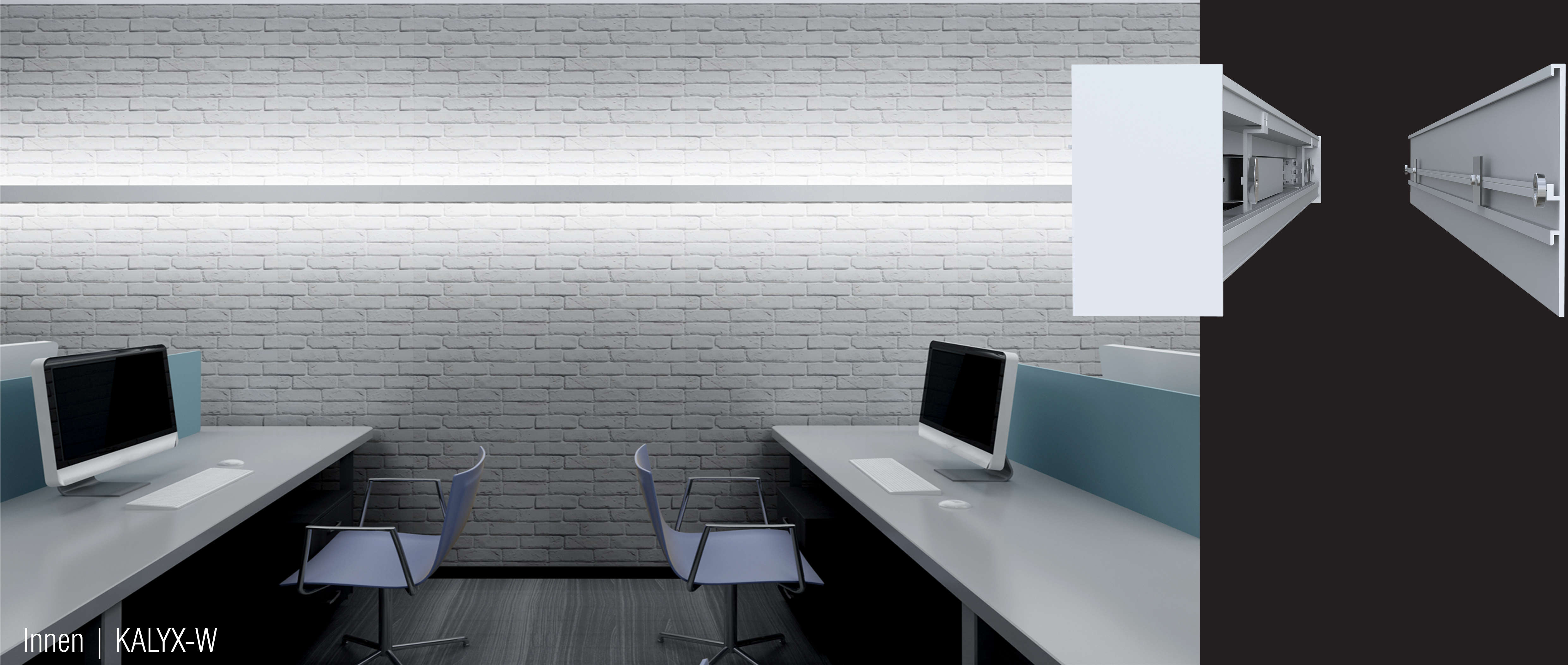 KALYX-W Wandleuchte von nr-licht