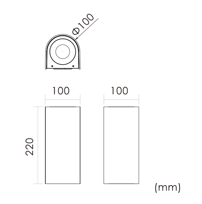 WALL-R Masszeichnung
