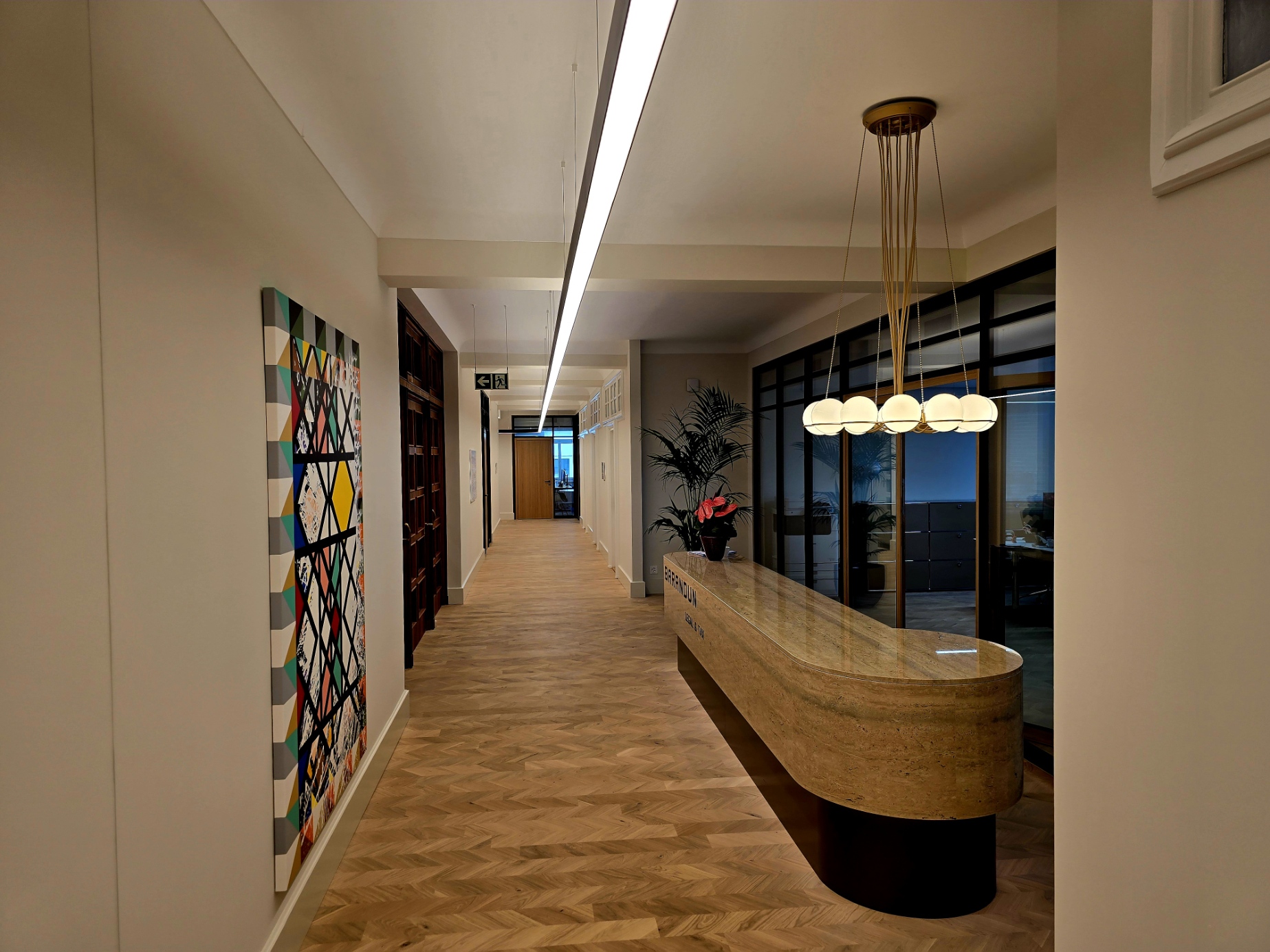 Barandun AG | 8001 Zürich | Bürobeleuchtung Projektbild