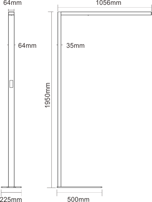 PERU-F Masszeichnung
