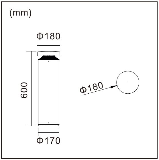 POLLER-R-60 Masszeichnung