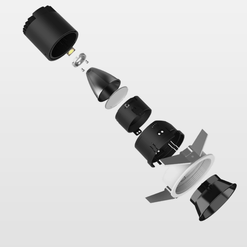 NR-KLQ-12W-930-Dali Masszeichnung