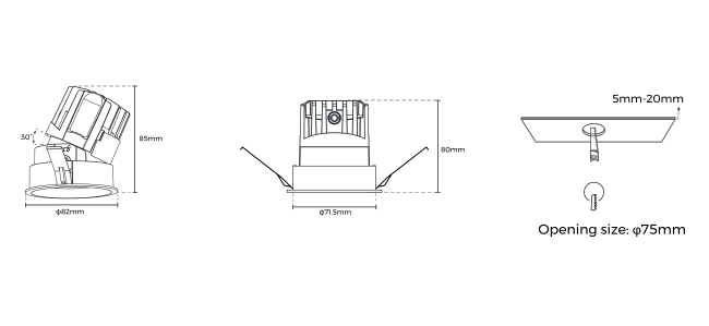 NR75L2 Masszeichnung