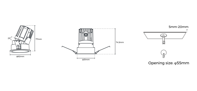 NR55L2 Masszeichnung